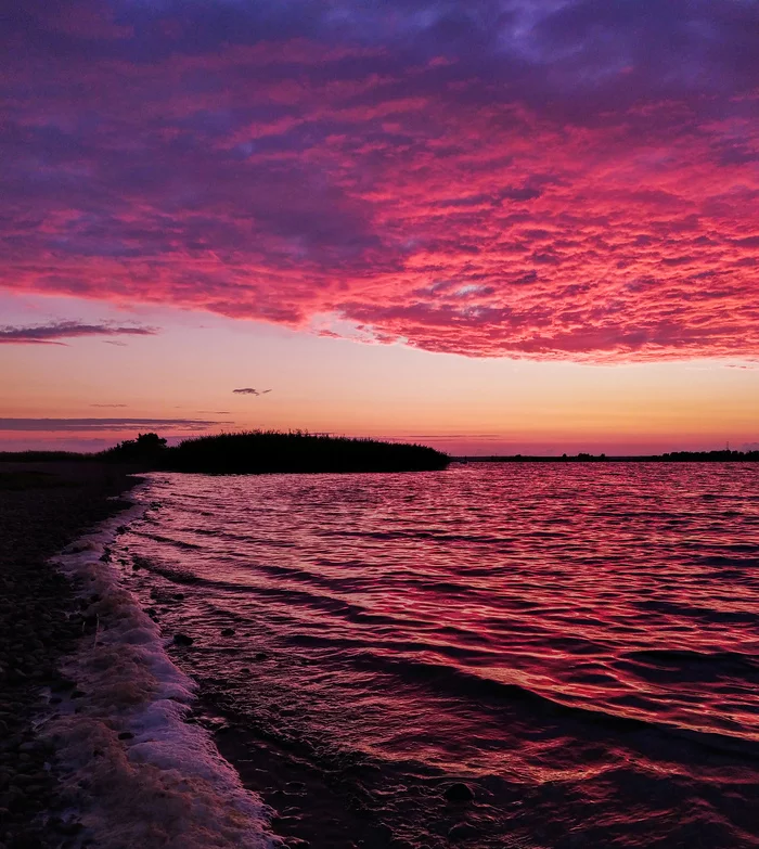 A little more of the Kaliningrad region - My, Kaliningrad region, Kaliningrad, Xiaomi, Xiaomi Redmi Note 7, Sunset, Sea, Baltic Sea