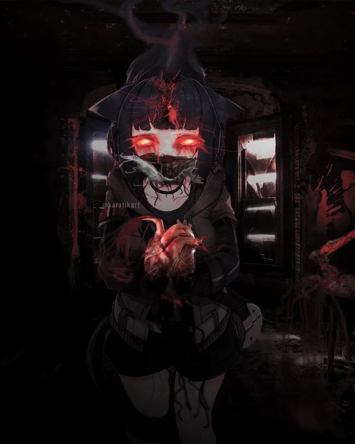 Amv\Art\3D render - Моё, Аниме, Эдит, AMV, Музыка, Monogatari series, Anime Art, 3D, Видео, Длиннопост