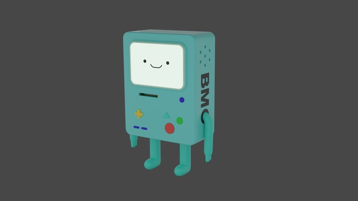 Bmo  3d  Adventure Time, Bmo, 3D , , Blender, 3D , 