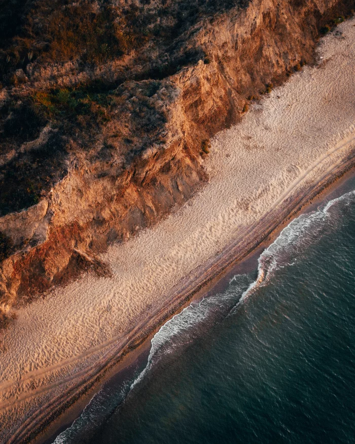 Beach at dawn - My, The photo, Nature, Beach, DJI Mavic PRO