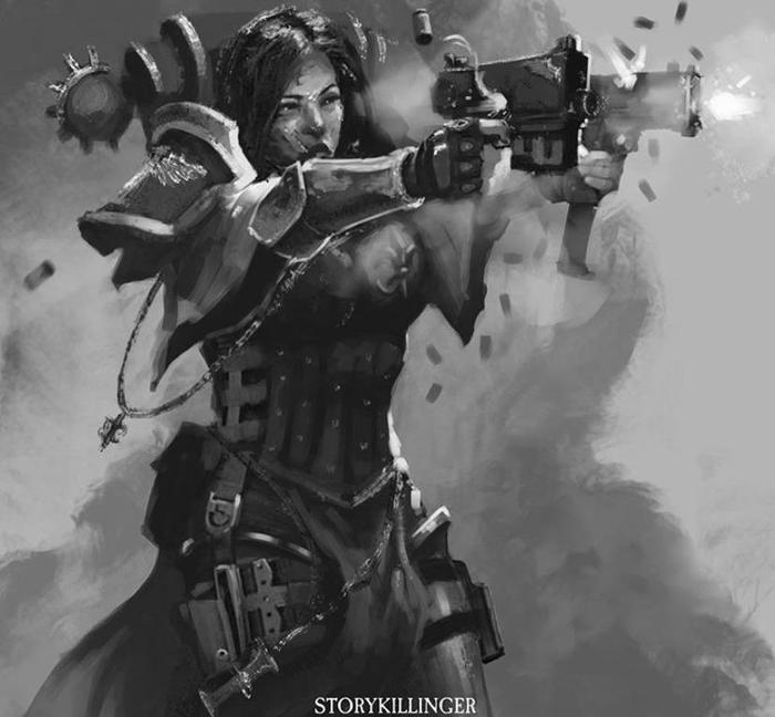 Sister of Battle Warhammer 40k, Wh Art, Adepta Sororitas, Storykillinger, 