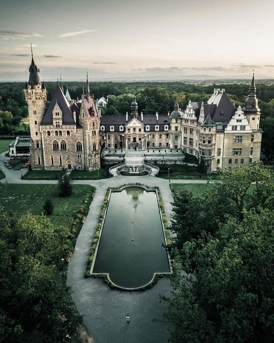 Moszna Castle. Poland , , , 