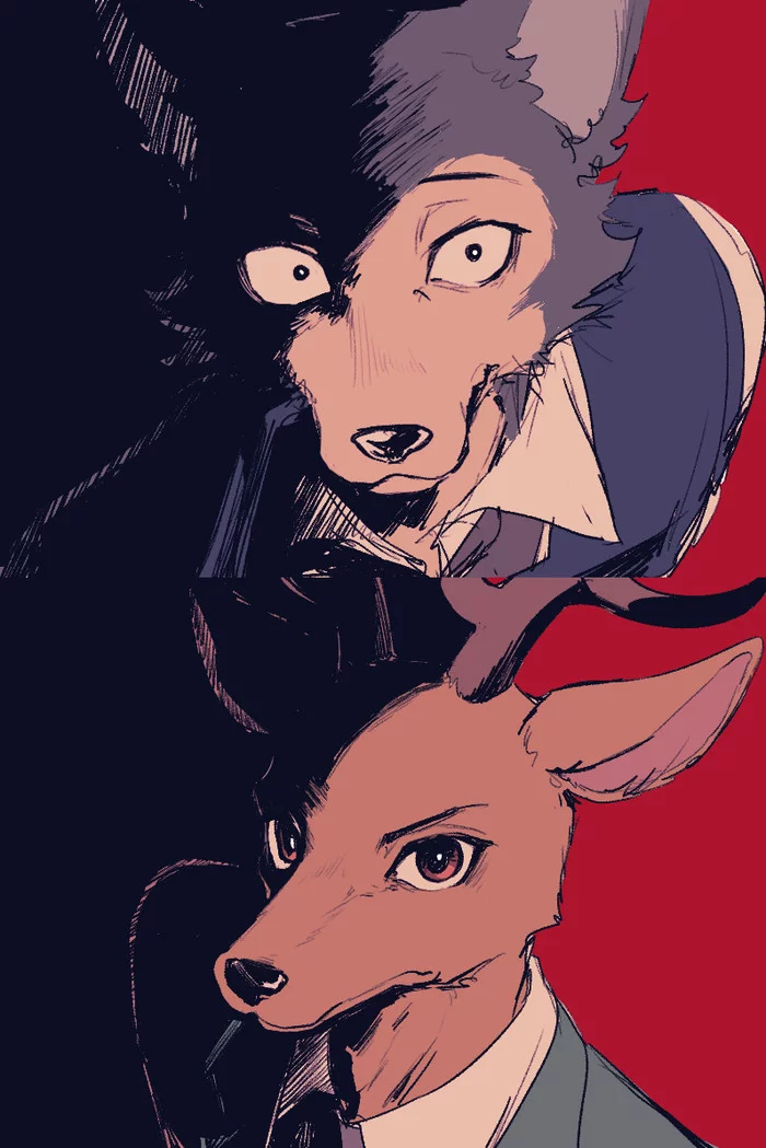 Тени - Beastars, Фурри, Аниме