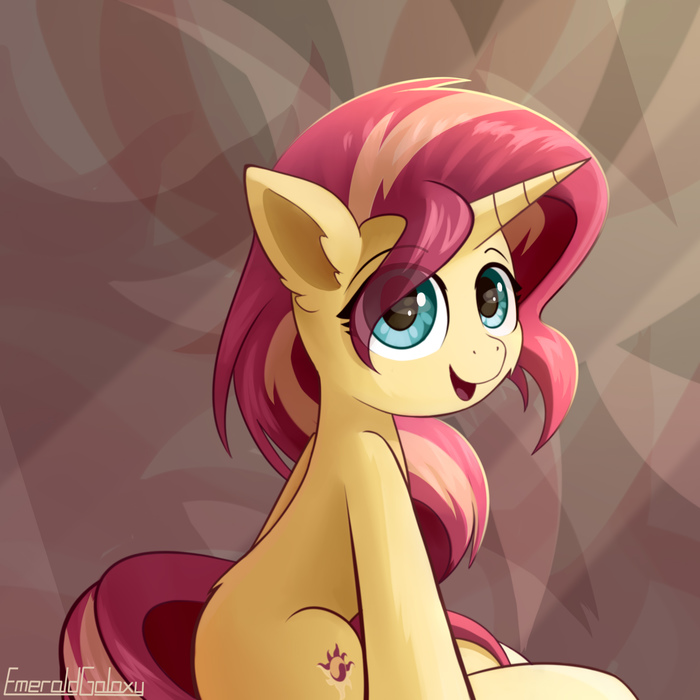  My Little Pony, Ponyart, Sunset Shimmer, Emeraldgalaxy