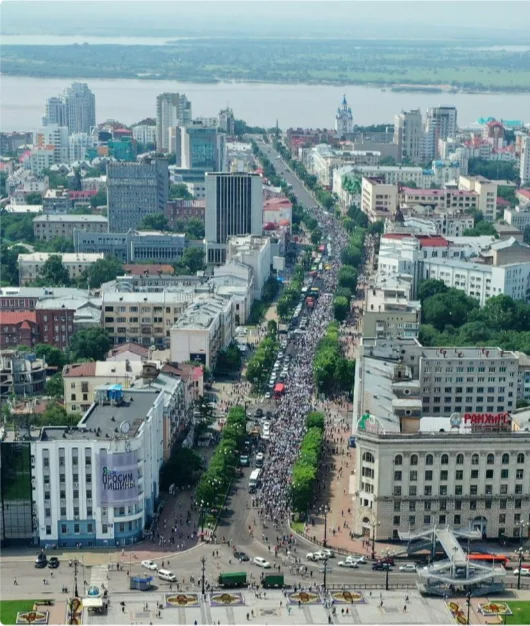 Огромная толпа в Хабаровске - Хабаровск, Протест, Политика, Сергей Фургал