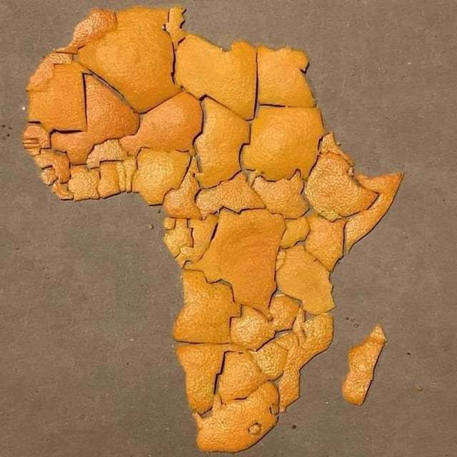 Africa - Africa, Orange, Geography, Фрукты, Fantasy, Reddit