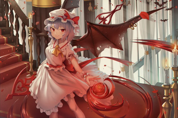 Арт от goback - Anime Art, Аниме, Remilia Scarlet, Touhou, Goback