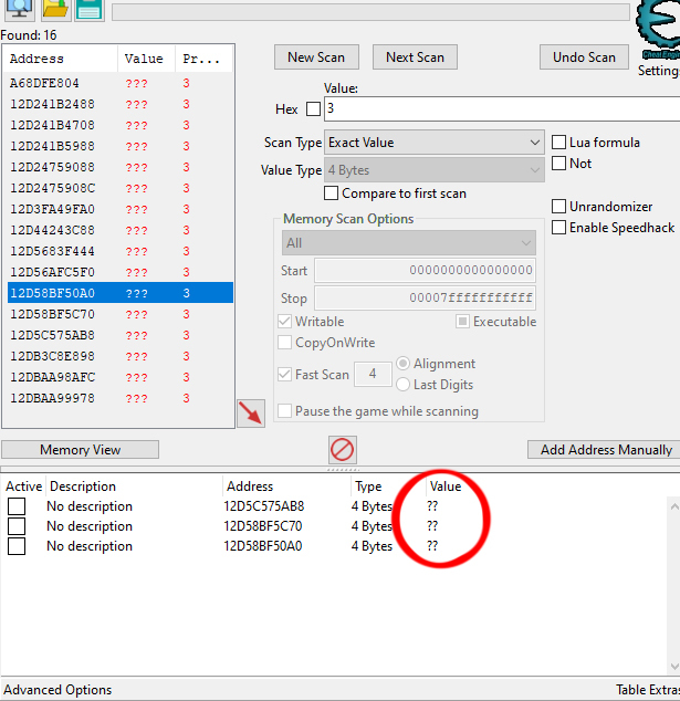 How to make two zeros in Cheat Engine - My, Help, Cheat Engine