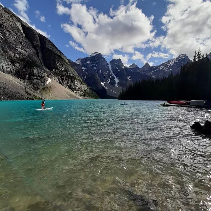 Moraine lake Banff National park - Моё, Природа, Канада, Озеро, Фото на тапок