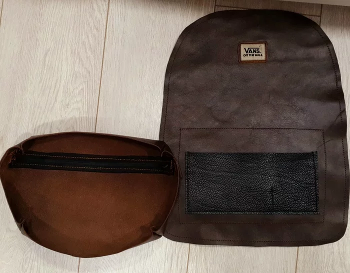 Vans Old School Backpack Reborn / Van Old School Backpack Reborn - My, With your own hands, Vans, Leather, Natural leather, Longpost