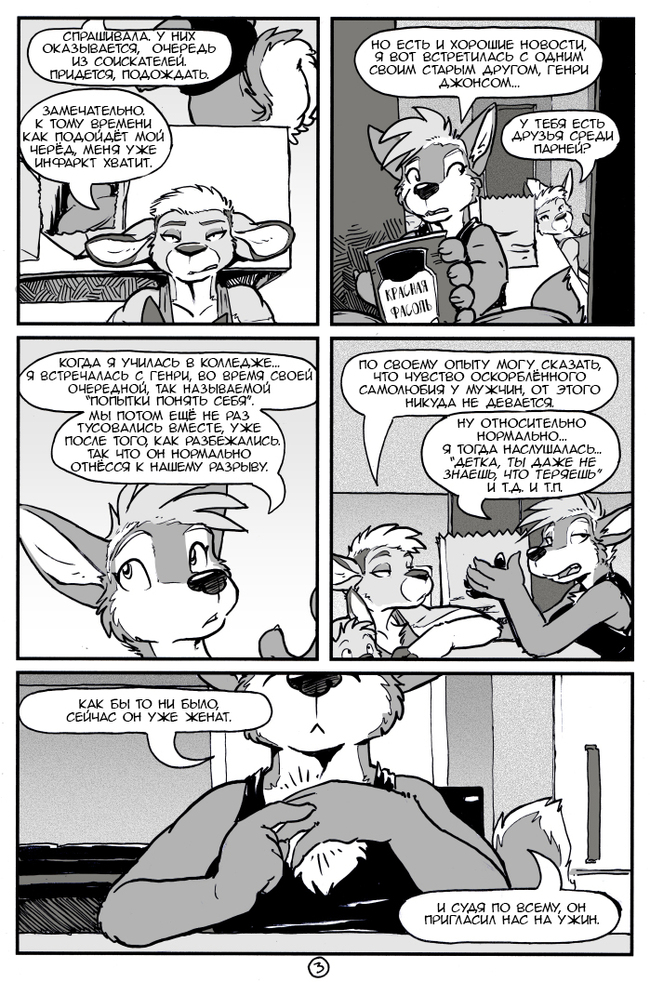 A&H CLUB #2 - Translated by myself, Comics, Furry comics, Furry, Kangaroo, Longpost, A&h Club, Rickgriffin