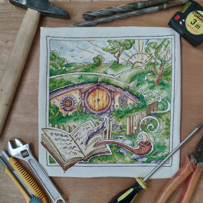 Летнее строительство крестиками