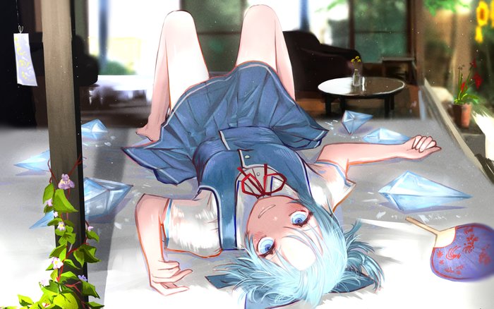 Cirno Touhou, Anime Art, , Cirno