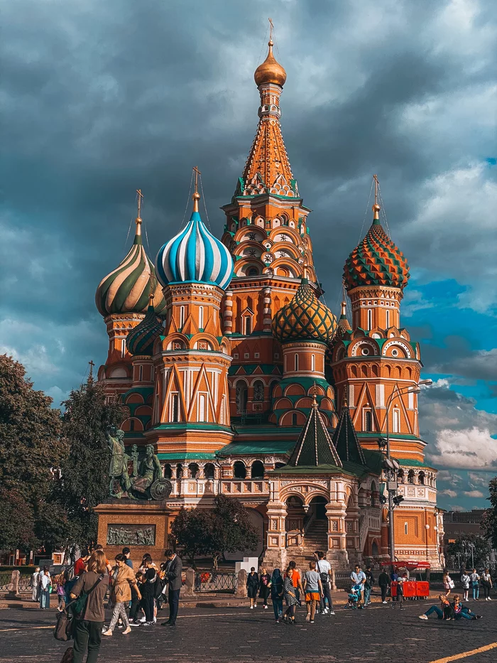 Before the storm - My, Moscow, Architecture, Thunderstorm, the Red Square, St. Basil's Cathedral