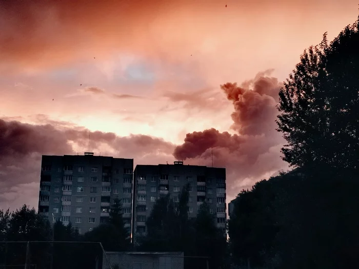 The glorious city of Slonim - Evening, The photo, Republic of Belarus, Slonim, Sunset