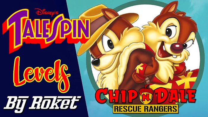 Chip And Dale Rescue Rangers (Tale Spin levels) - NES Hack GAMES - Моё, Chip ’n Dale Rescue Rangers 2, Nes, Игры на Денди, Dendy, Ретро-Игры, Видео, Длиннопост