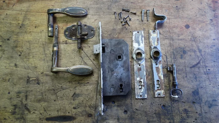 Restoring an old door lock. 150 years old - My, 150 years, Recovery, Restoration, Lock, Bronze, Patina, Old man, Video, Longpost, Needlework with process