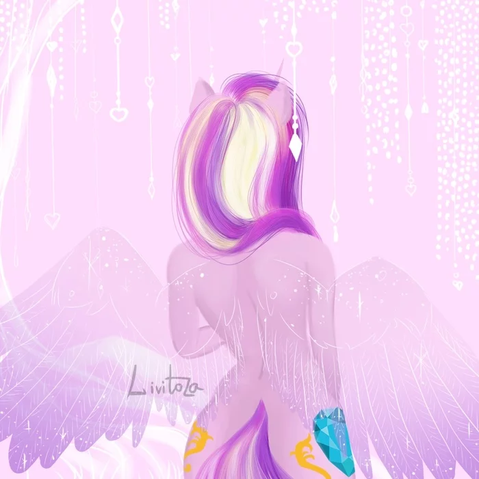 Pink Princess - My, My little pony, Princess cadance, Livitoza