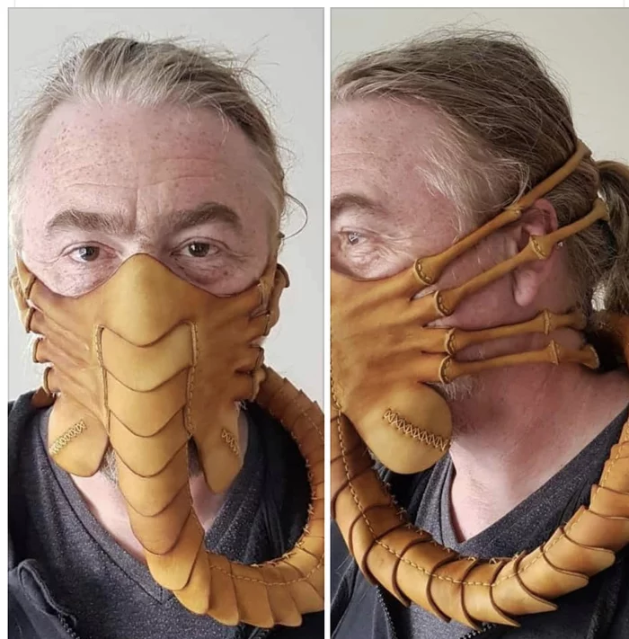 Facehugger Mask - Mask, Face grabber