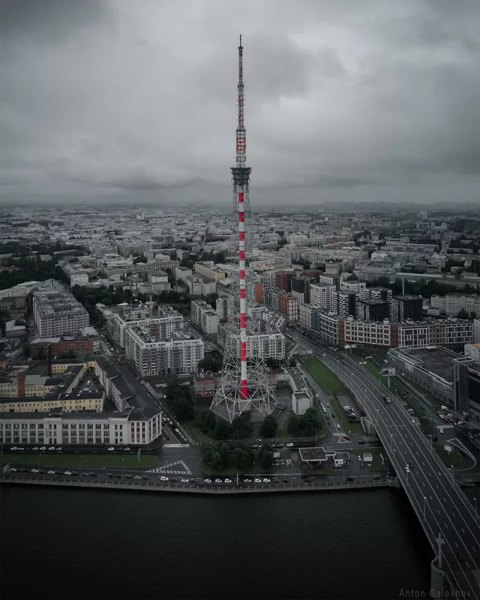 Телебашня - Моё, Санкт-Петербург, Квадрокоптер, Фотография