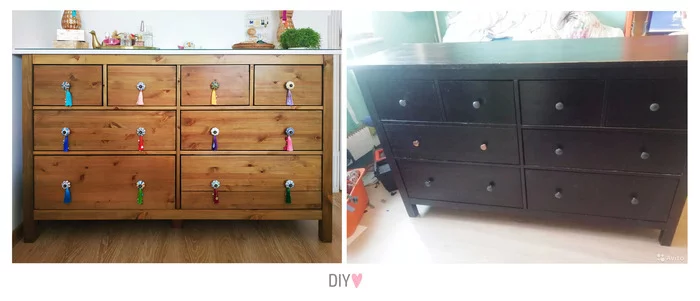 Alteration of chest of drawers hemnes - My, Woodworking, Furniture, Creation, Rework, IKEA, With your own hands, Longpost, Needlework with process