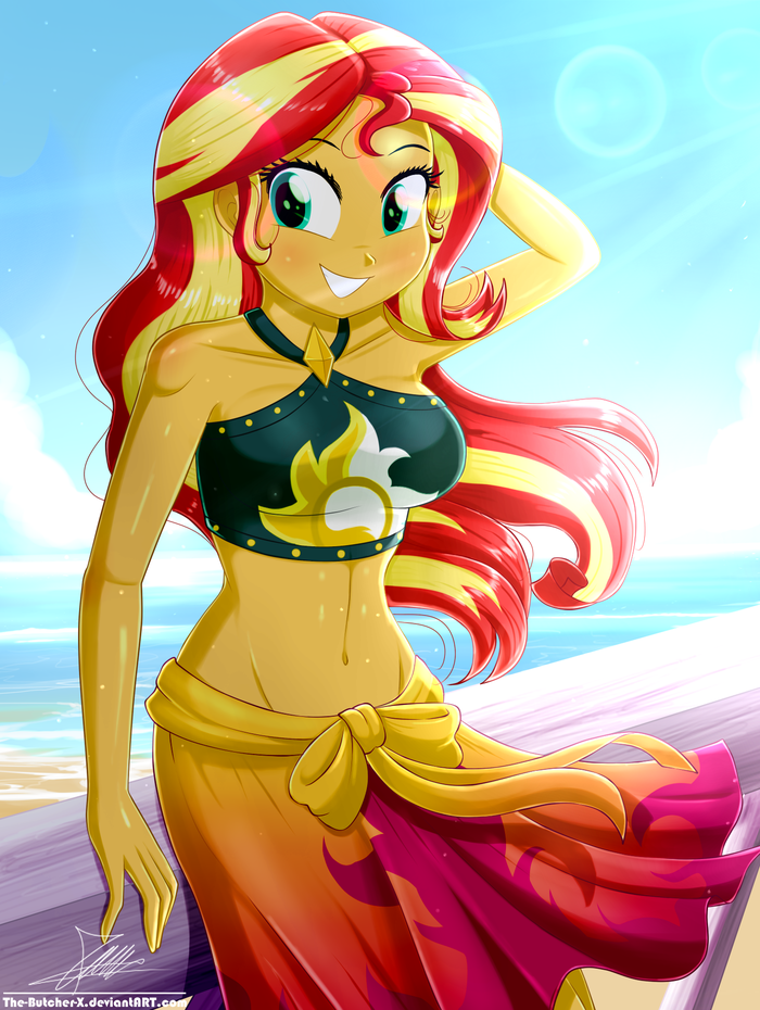  My Little Pony, Equestria Girls, Sunset Shimmer, Thebutcherx