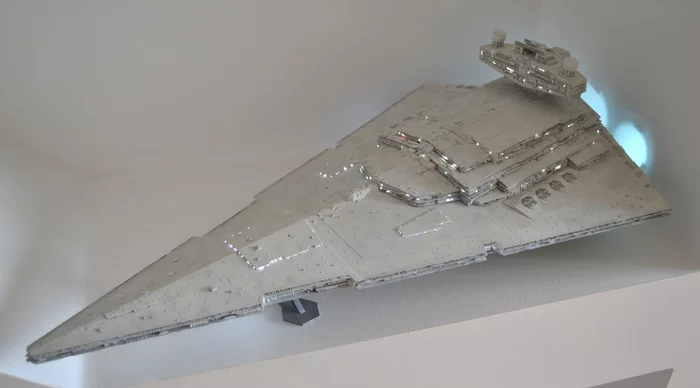 Imperial Star Destroyer 1/2700 Star - My, Star Wars, Zvezda, Modeling, Stand modeling, 3D печать, Prefabricated model, Longpost