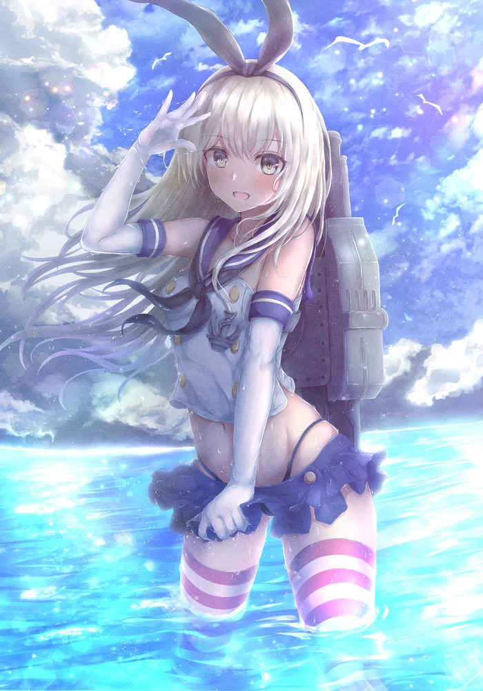 Shimakaze - Kantai Collection, Shimakaze, Anime Art