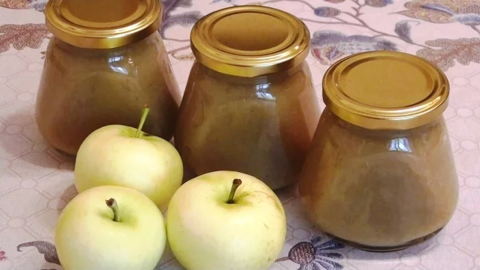 Applesauce for the winter - My, Recipe, Video, Video recipe, Cooking, Blanks, Dessert, Longpost, Puree