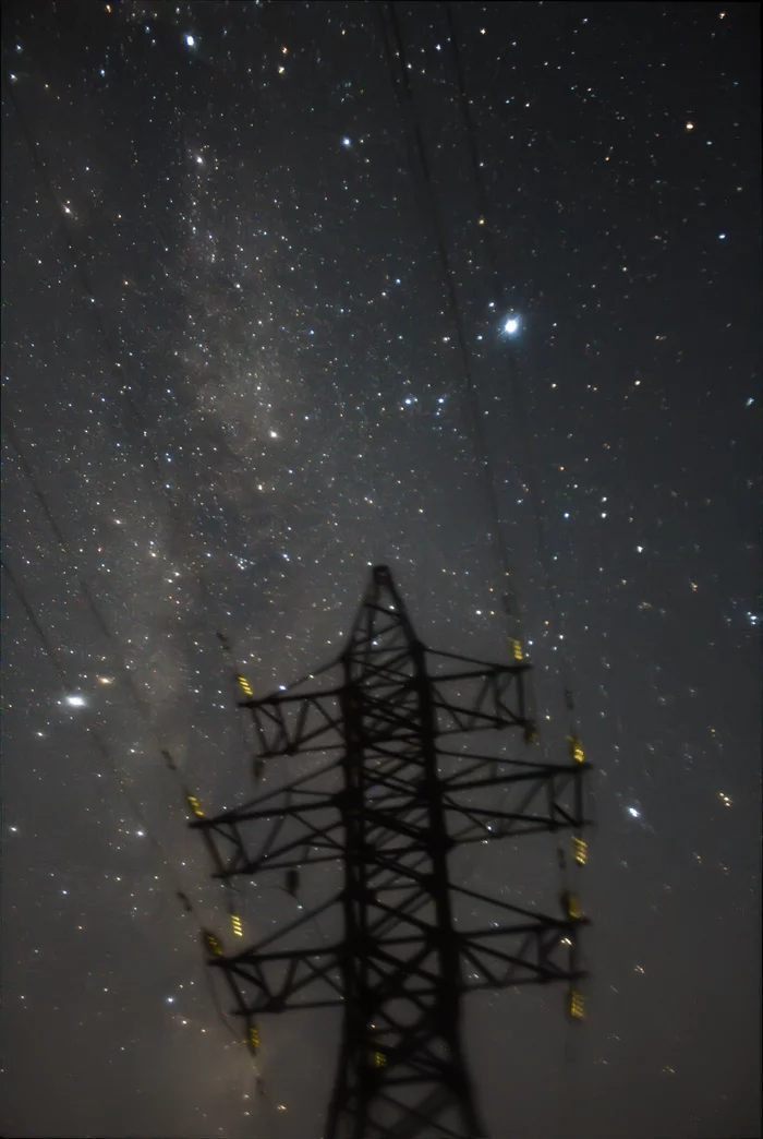 Night sky - My, Astrophoto, Comet, Neowise, Milky Way, Night, Andromeda, Longpost