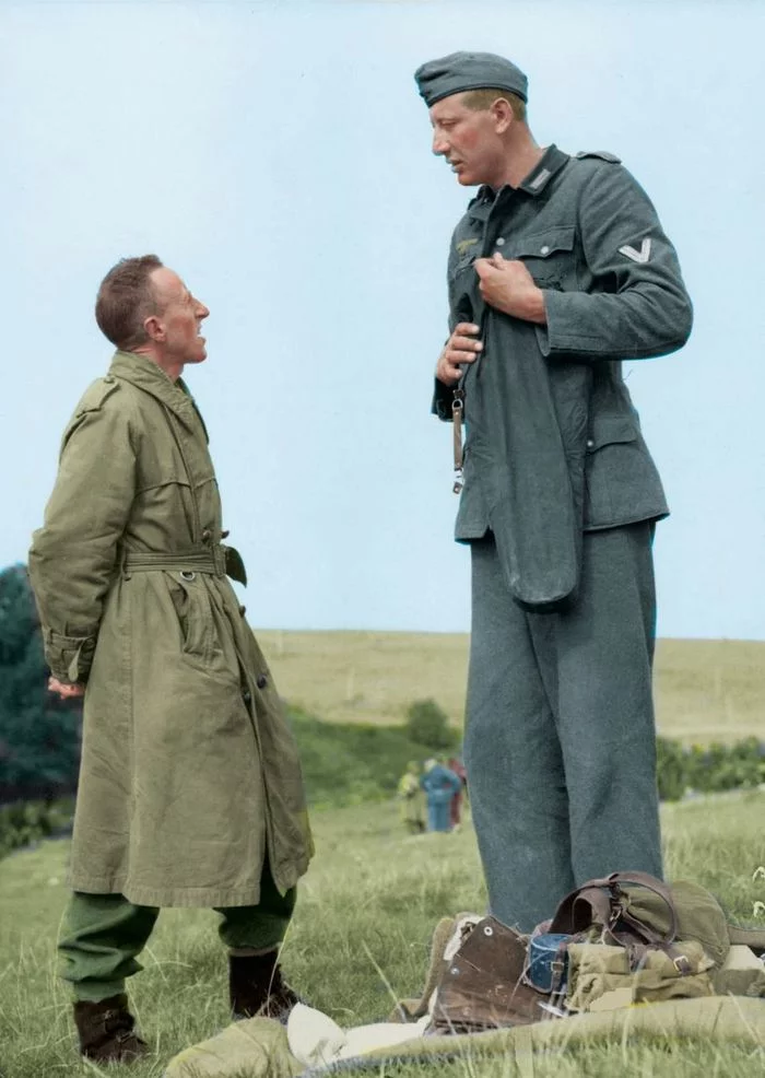 The tallest Nazi [photo in color] - Story, Interesting, Growth, Germany, Nazis, The Second World War