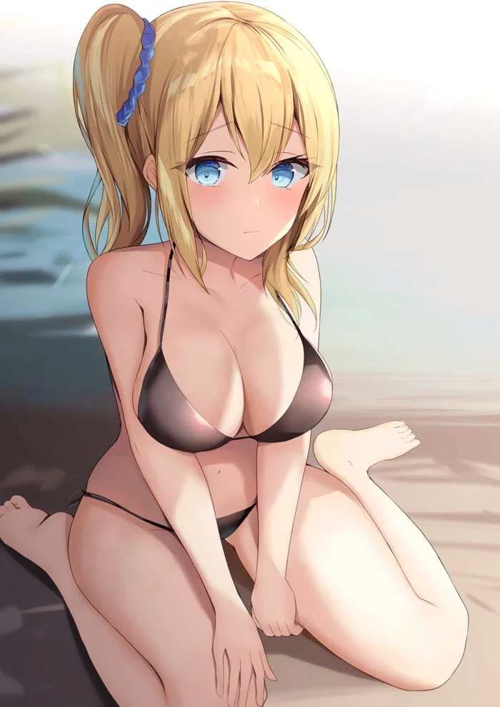 On the beach - Kaguya-Sama wa Kokurasetai, Hayasaka ai, Anime art, Anime, Swimsuit