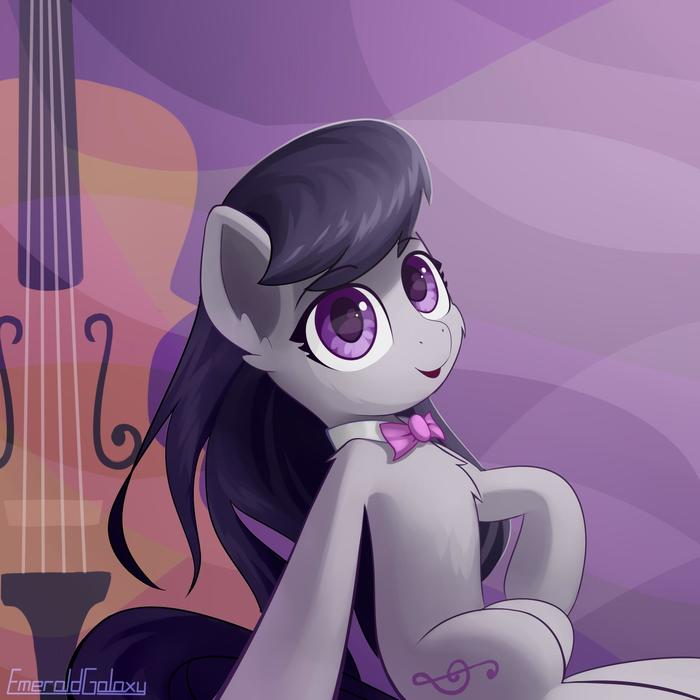   My Little Pony, Ponyart, Vinyl Scratch, Octavia Melody, Emeraldgalaxy