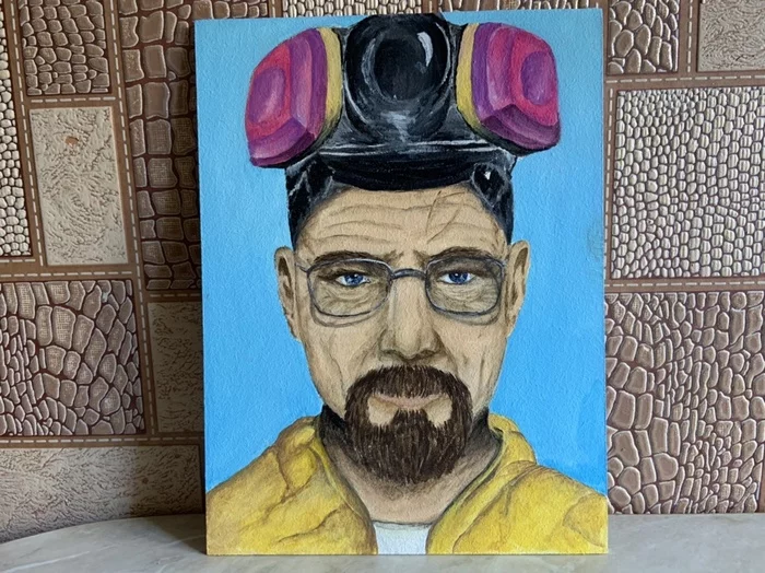 I am the danger - My, Breaking Bad, Walter White, Painting, Brian Cranston, Portrait