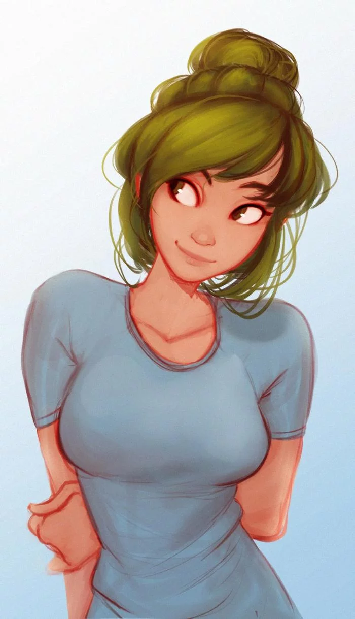 Симпатичные арты девушек Raichiyo33, Арт, Рисунок, Девушки, Длиннопост