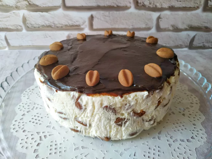 Without an oven or effort, a delicious cake (no-bake cake)! - My, Recipe, Cake, No baking, Food, Cooking, Video, Longpost, Video recipe