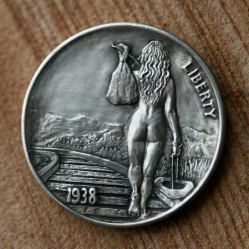 Hobo Nickel - Art, Hobo, Creation, Images, Coin, Longpost