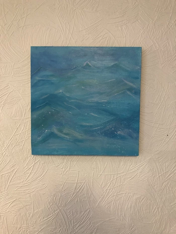 Sea - My, Sea, Painting, Painting, Longpost