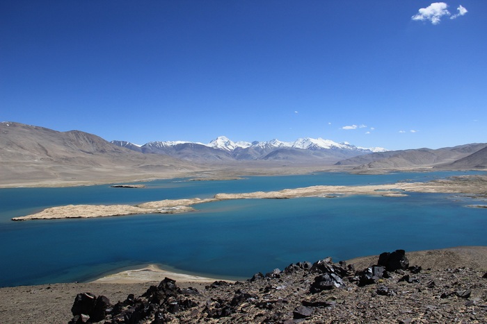 Памир. Озеро Каракуль Соленое озеро, Природа, Таджикистан, Длиннопост, Памир