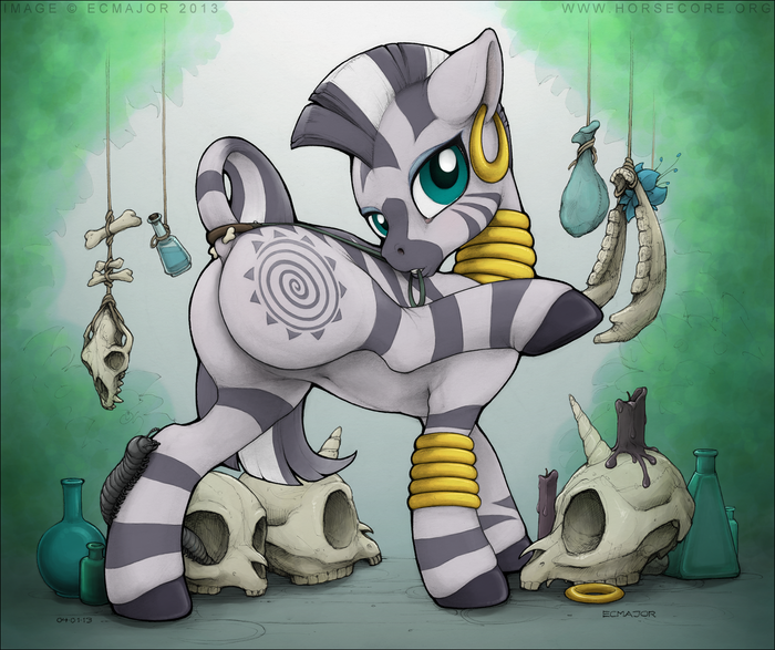        My Little Pony, Ponyart, Zecora, MLP Zebra, MLP Edge