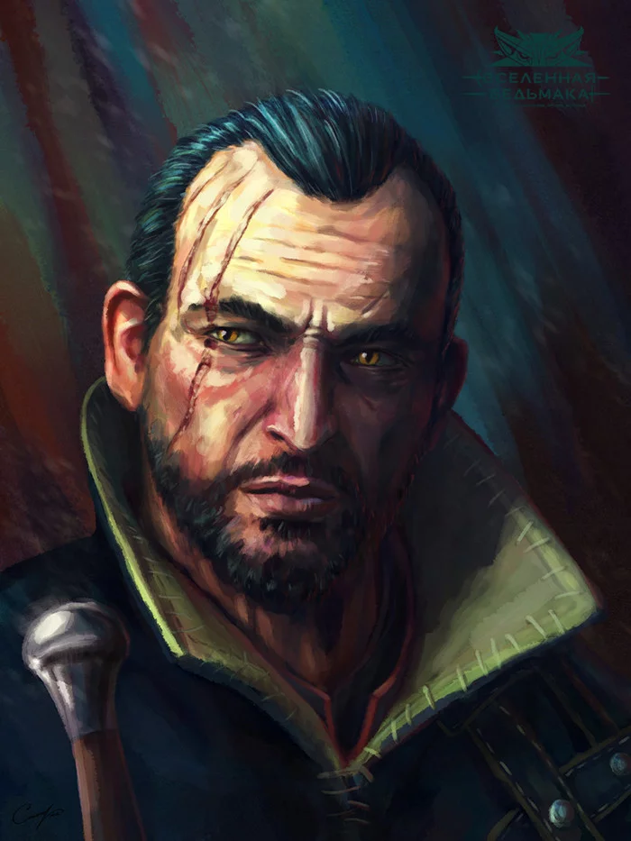 Witchers of two schools - Witcher, The Witcher 2: Assassins Of Kings, Vesemir, Lambert, Eskel, Summer from Guletta, Games, Art, Longpost