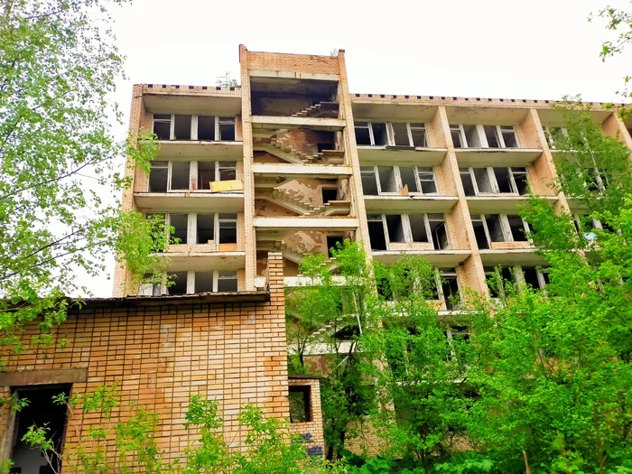 Abandoned boarding house Blue Lakes. Moscow region - Abandoned, Travels, Interesting, Boarding house, Tourism, Longpost, Moscow region