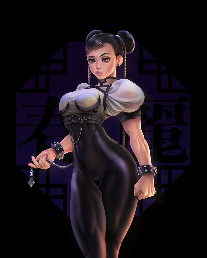 Dark Chun-Li - Art, Girls, Games, Street fighter, Chun-Li