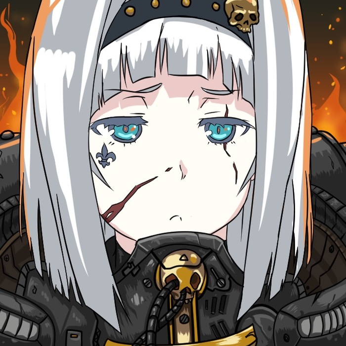 UwU Warhammer 40k, Wh Art, Adepta Sororitas, Anime Art, 