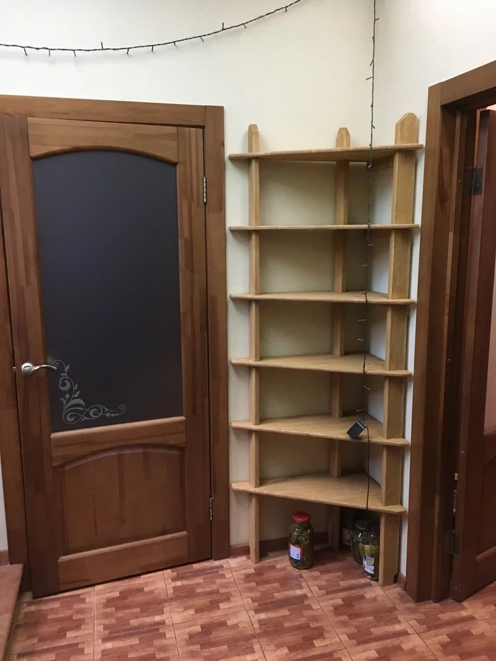 Задверная этажерка.Любимое развлечение пенсионеров - Моё, Рукоделие без процесса, Пенсионеры, Триз, Развлечения, Решение проблемы, Длиннопост