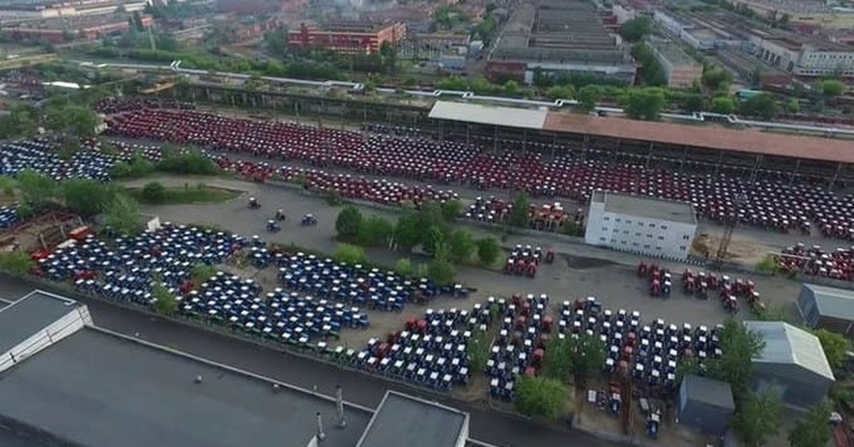 Фото Сверху Тракторного Завода Сейчас И Раньше