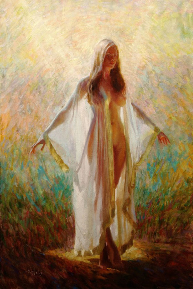 Blooming impressionism - NSFW, Watercolor, Hand-drawn erotica, Art, Erotic, Longpost, Eric Wallis