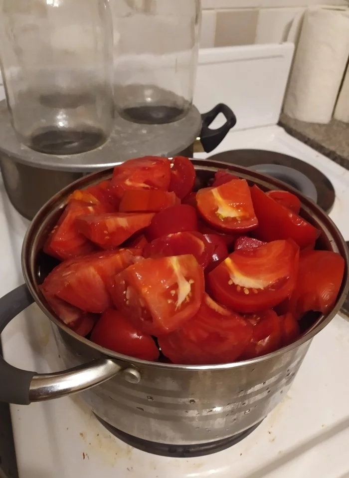 Juice from childhood - My, Tomatoes, Vitamins, Canning