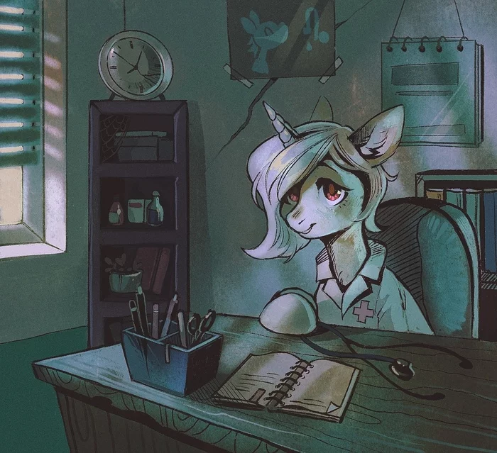 На что жалуетесь? - My Little Pony, Dearmary, Original Character, Врачи, Арт