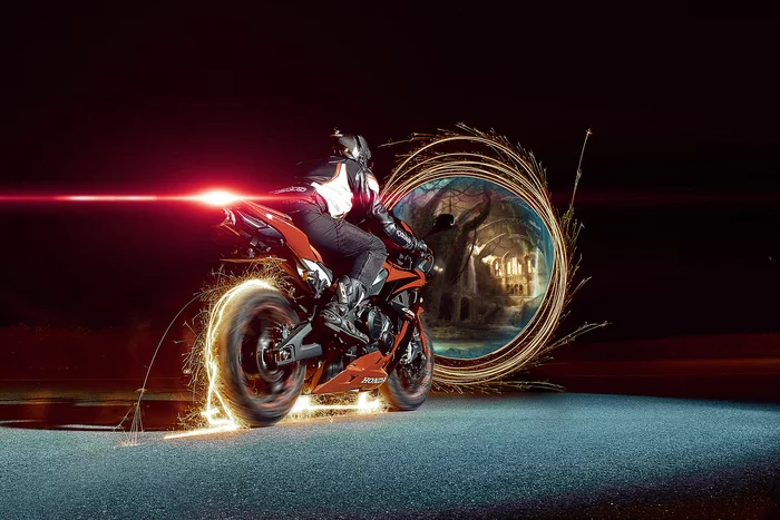 Photo shoot with sparklers and motorcycles - My, PHOTOSESSION, Moto, Bikers, Helicopter, Bengal lights, Girls, Aerodrome, Canon, , Honda, Video, Longpost, Motorcyclists
